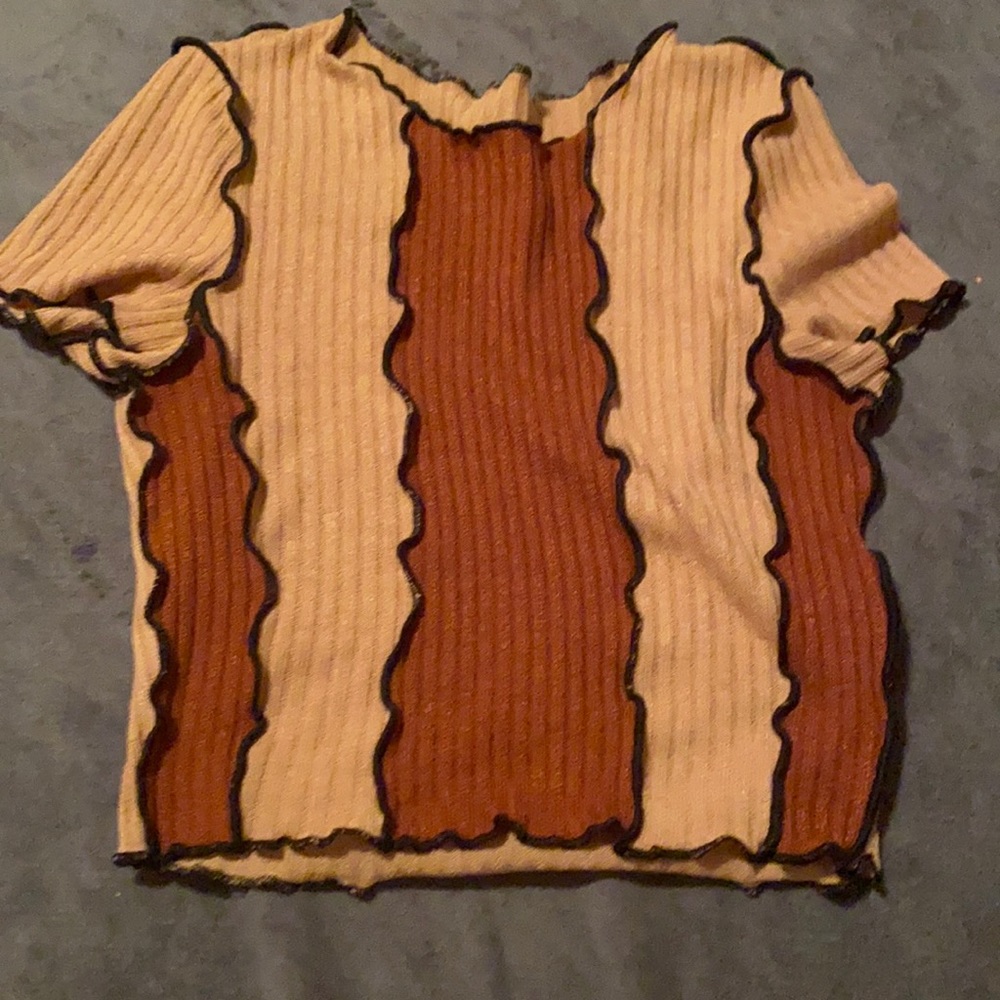 multi-brown colored t-shirt
